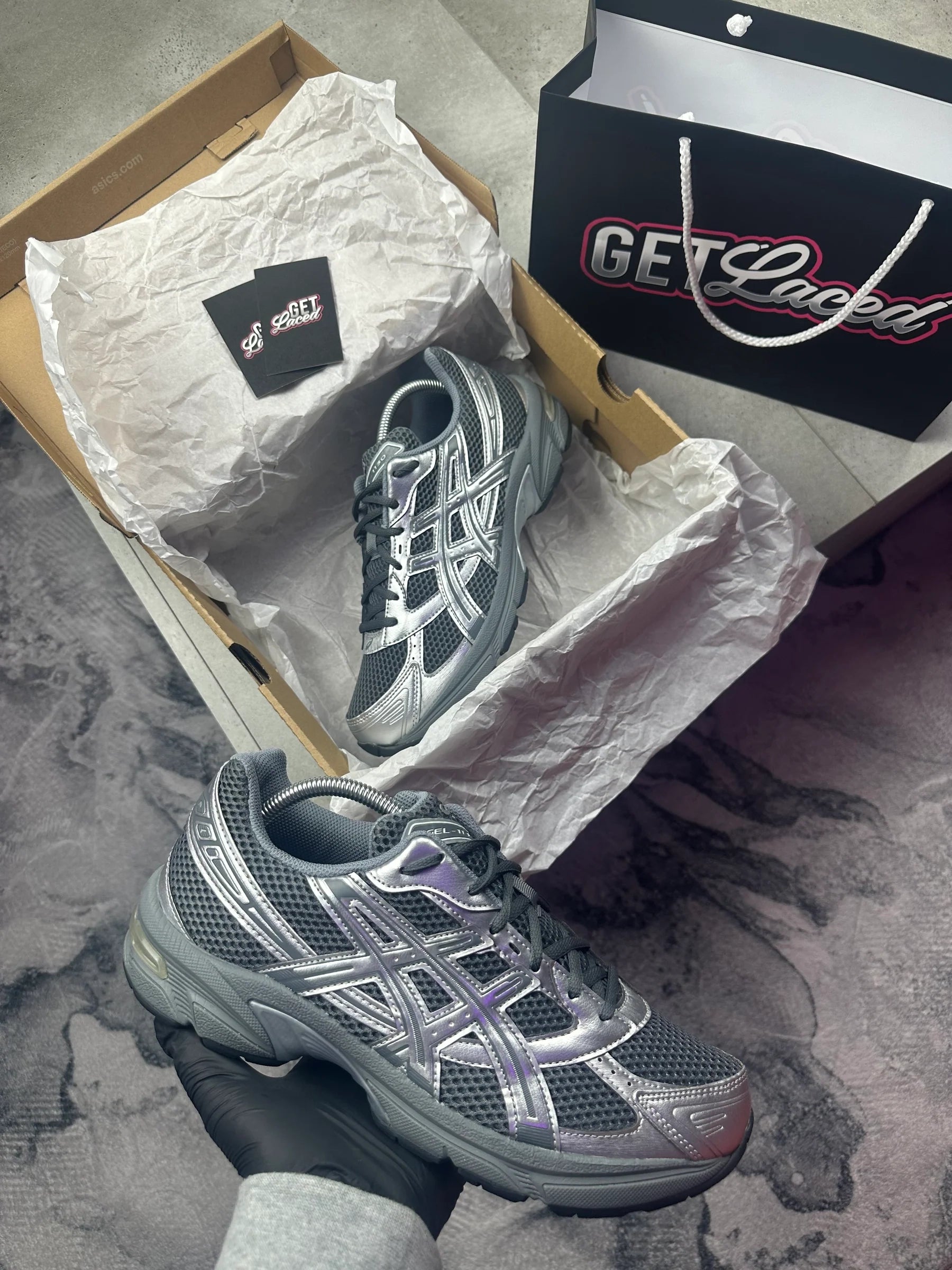Asics Gel 1130 - Gris acier / Argent pur