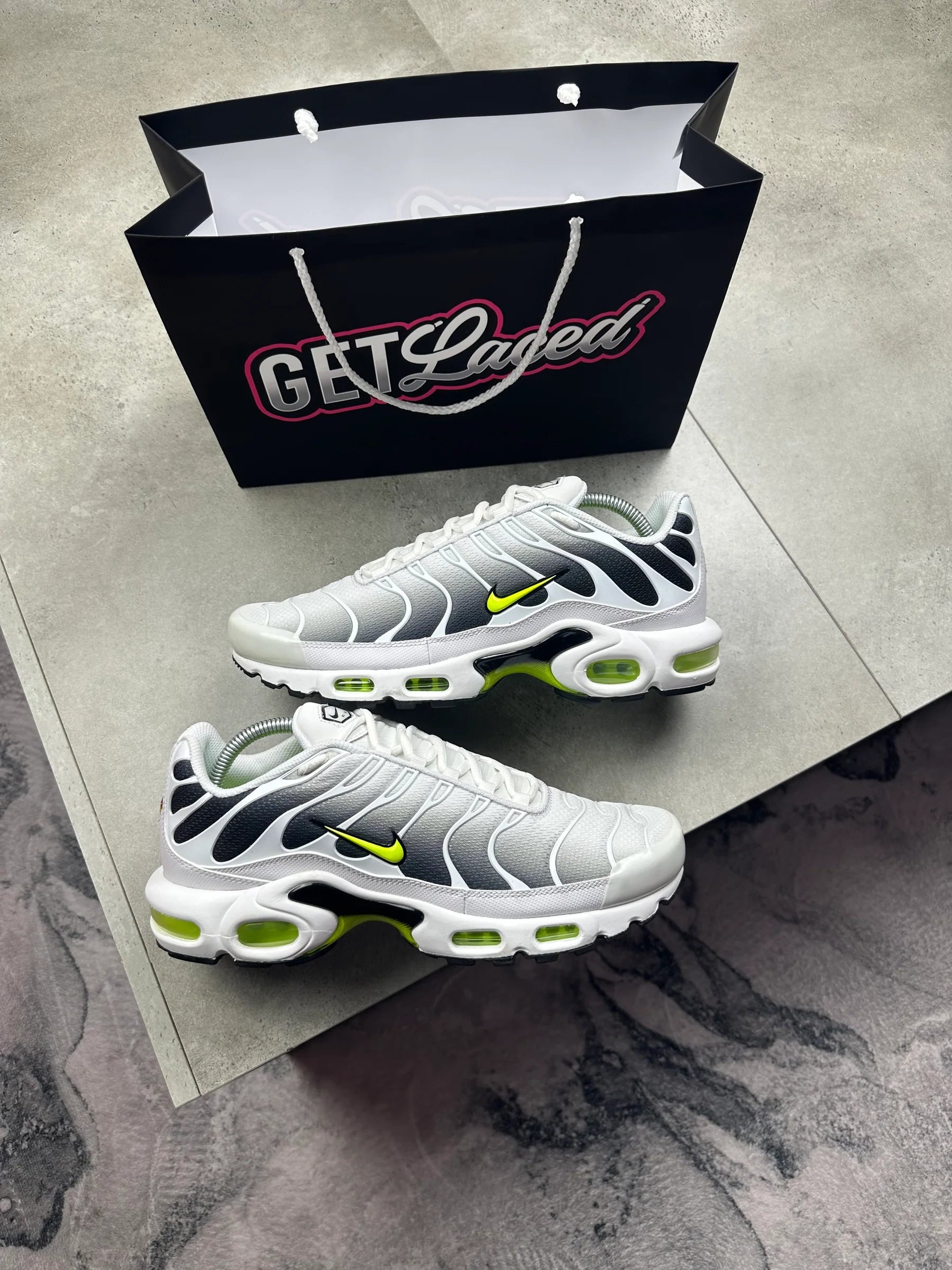 Nike Air Max Plus TN - Blanc Volt Vert