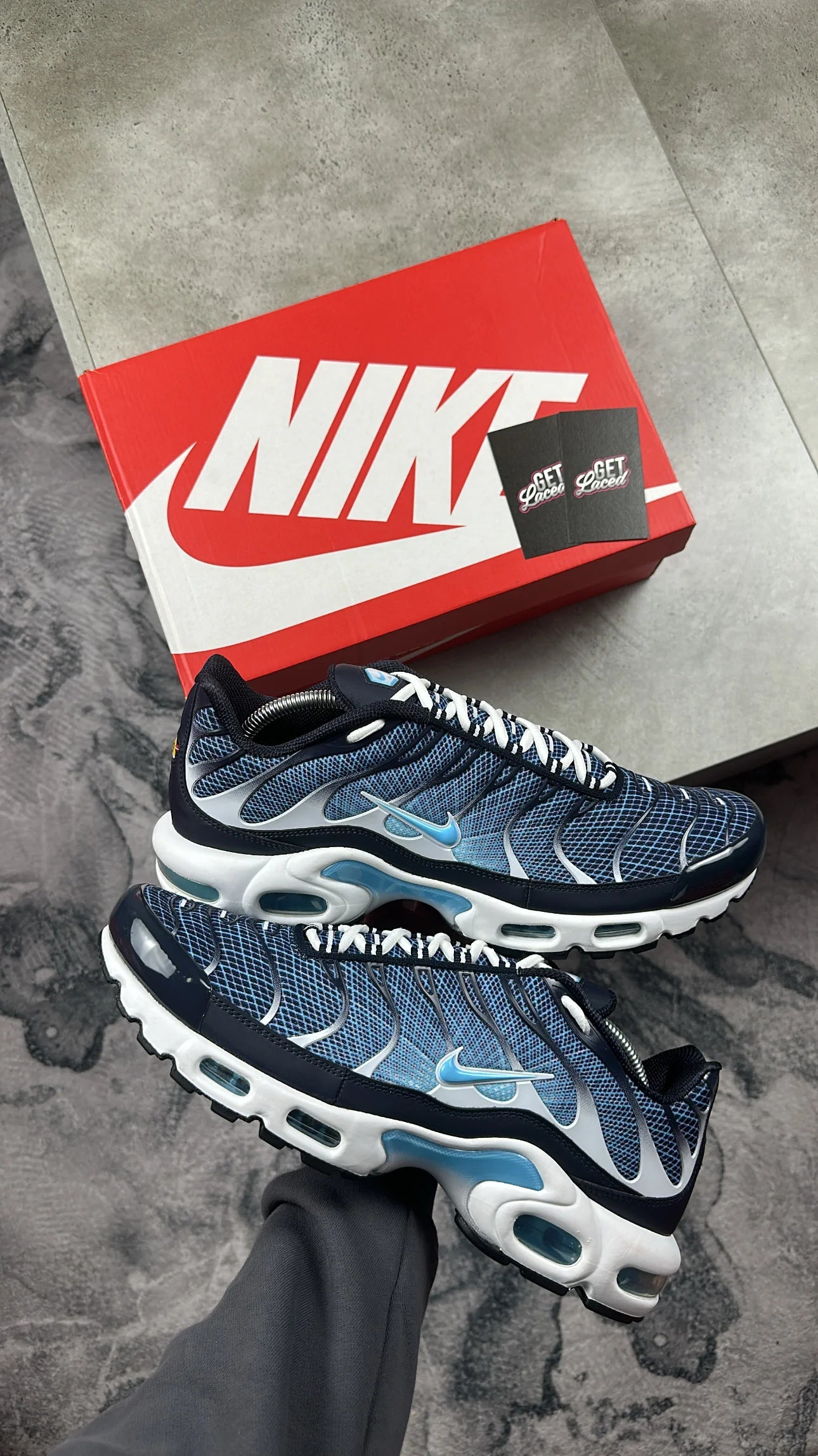 Nike Air Max Plus TN - Spirale bleue