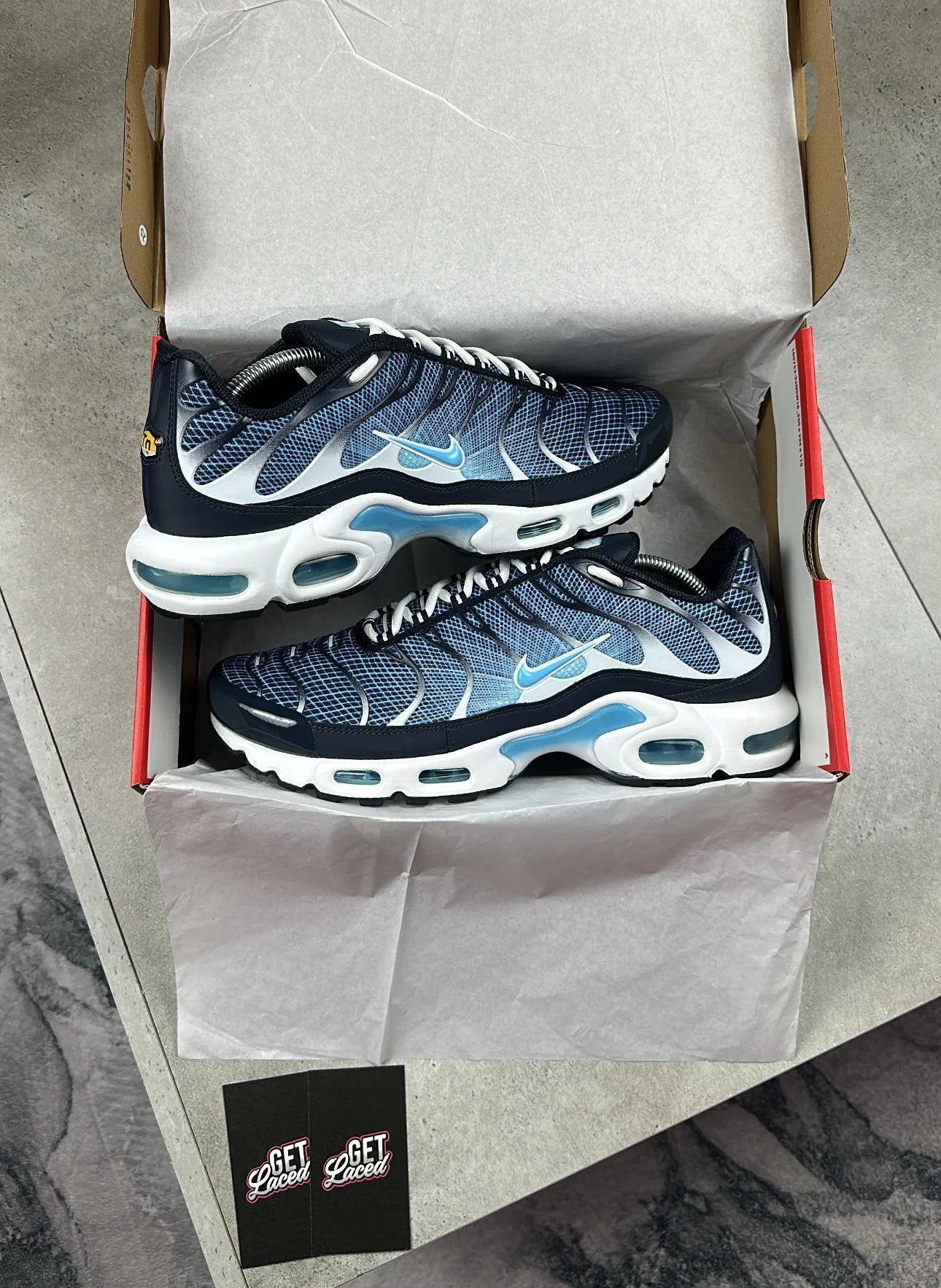 Nike Air Max Plus TN - Spirale bleue