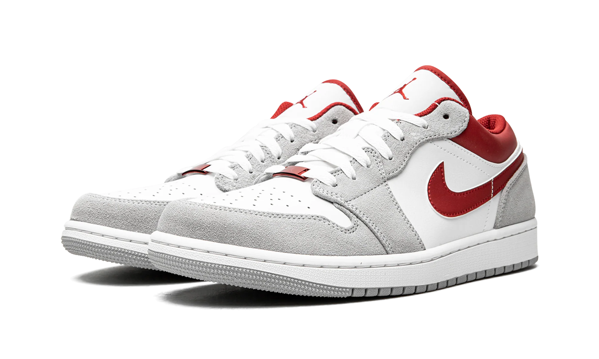Air Jordan 1 Low SE Light Smoke Grey Gym Red