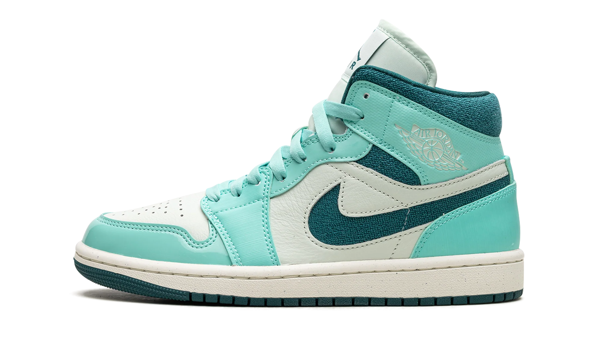 Air Jordan 1 Mid Chenille Bleached Turquoise