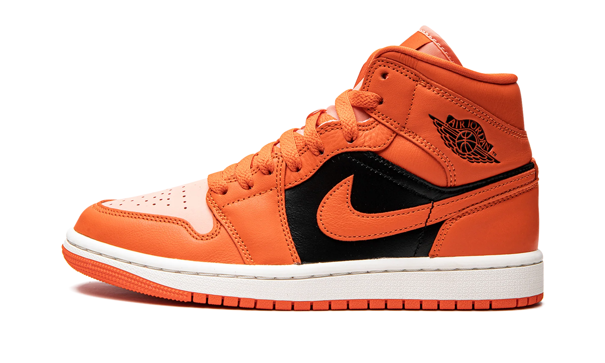Air Jordan 1 Mid SE Rush Orange Crimson Bliss
