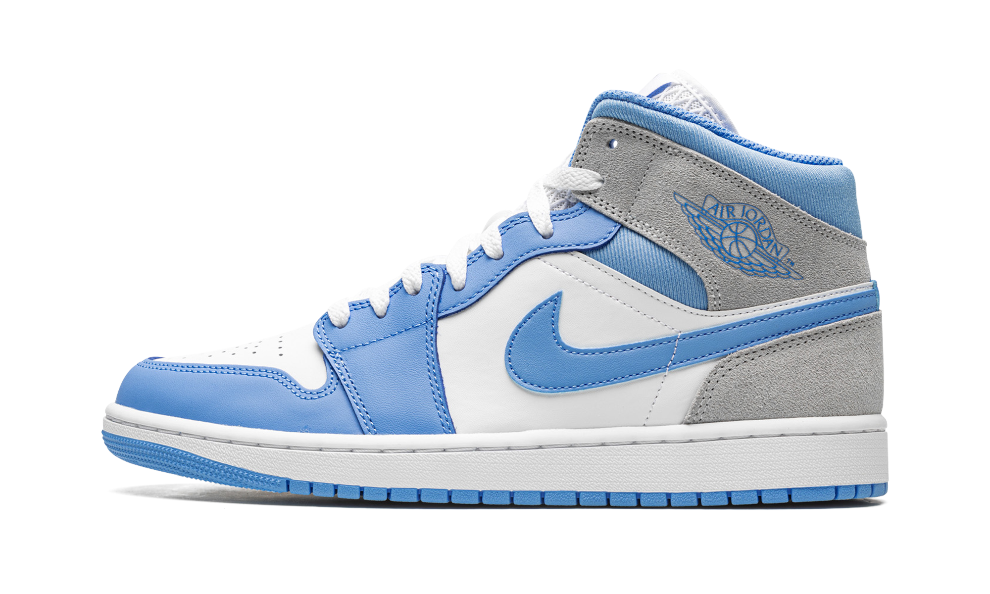 Air Jordan 1 Mid University Blue Grey