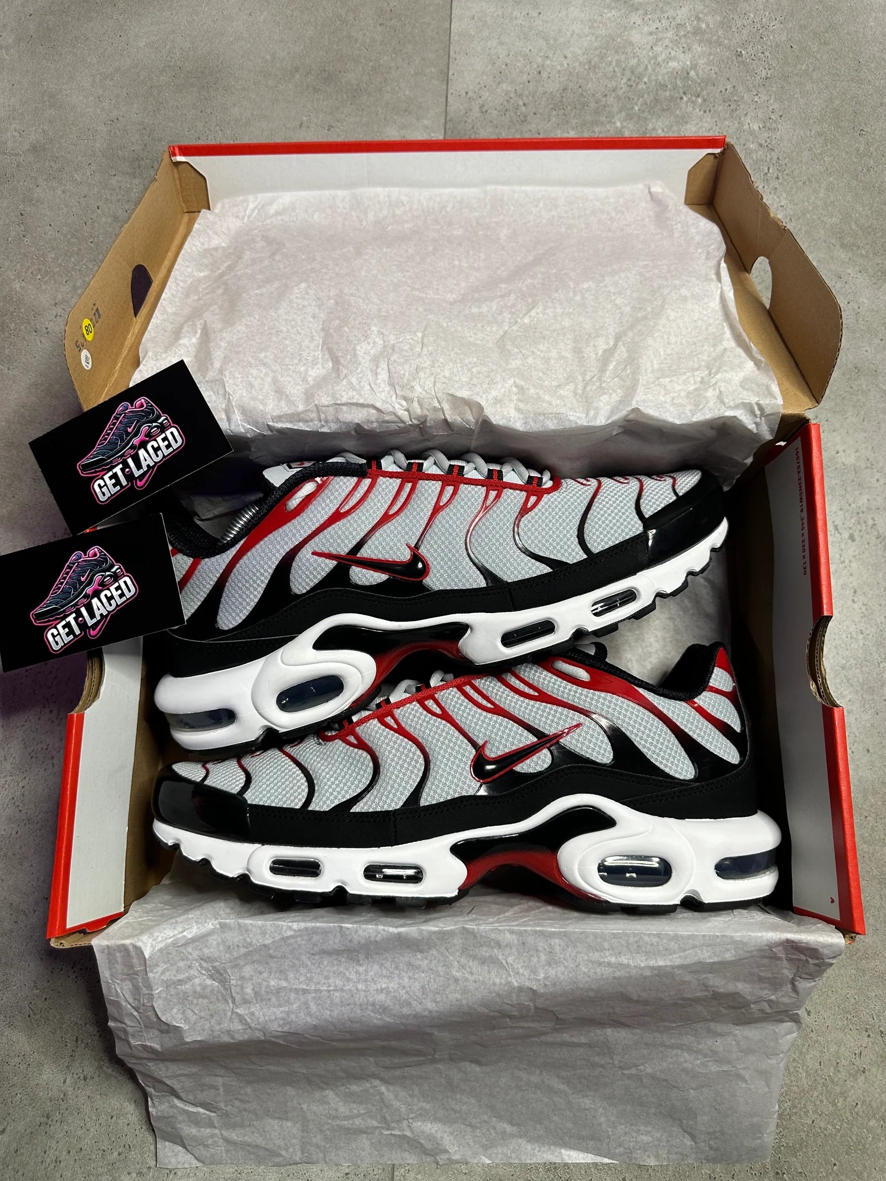 Nike Air Max Plus TN - Platinum University Red