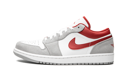 Air Jordan 1 Low SE Light Smoke Grey Gym Red