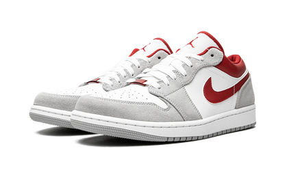 Air Jordan 1 Low SE Light Smoke Grey Gym Red