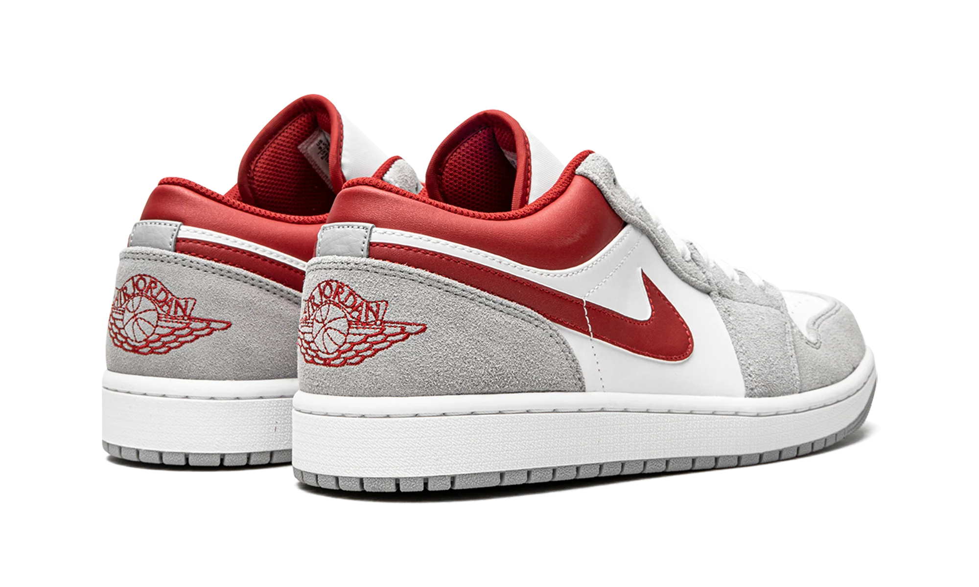 Air Jordan 1 Low SE Light Smoke Grey Gym Red