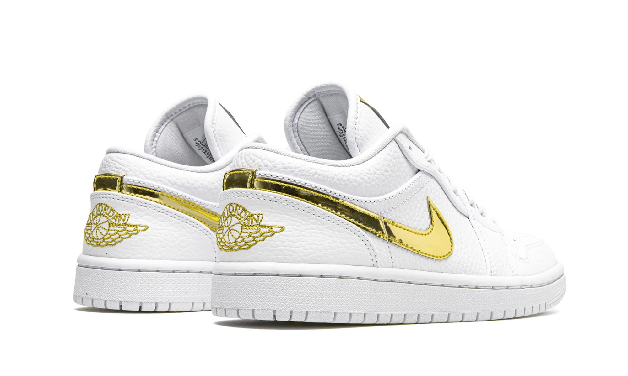 Air Jordan 1 Low White Metallic Gold
