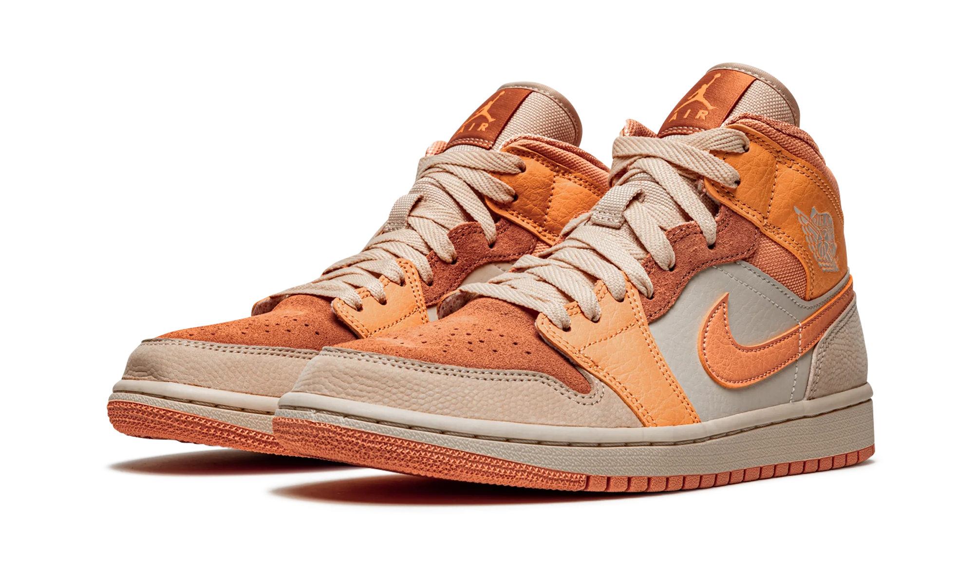 Air Jordan 1 Mid Apricot Orange