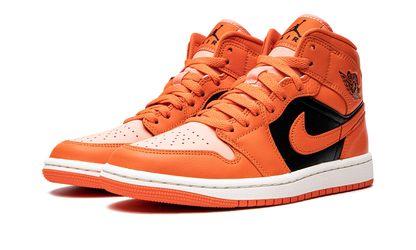 Air Jordan 1 Mid SE Rush Orange Crimson Bliss